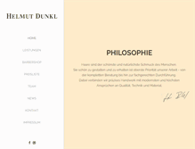 Tablet Screenshot of friseur-dunkl.de