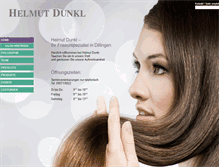 Tablet Screenshot of dillingen.friseur-dunkl.de